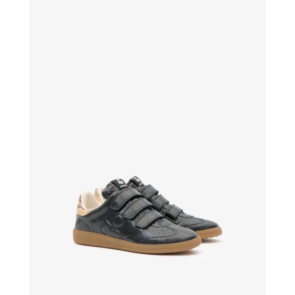 Isabel Marant Beth Sneakers in Black and Sahara | Sneakers | Luxury Shoes 