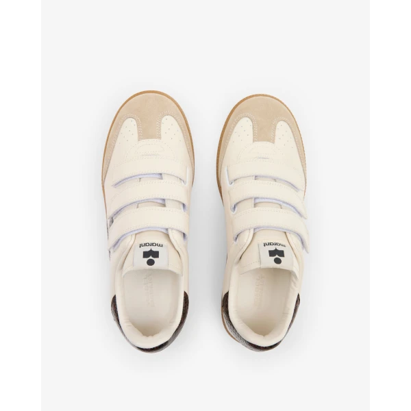 Isabel Marant Beth Sneakers in Chalk and Mocha | Sneakers | Luxury Shoes 