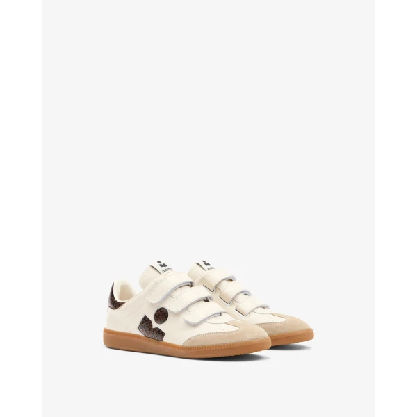 Isabel Marant Beth Sneakers in Chalk and Mocha | Sneakers | Luxury Shoes 