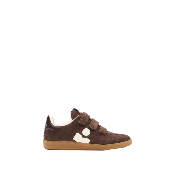 Isabel Marant Beth Sneakers in Chocolate and Milky White | Women | Luxury Shoes 