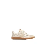Isabel Marant Beth Sneakers in Light Gold and Light Blue | Women | Luxury Shoes 