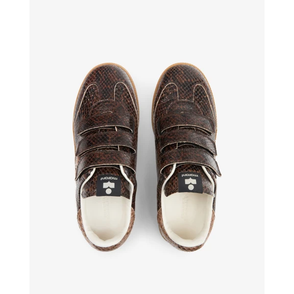 Isabel Marant Beth Sneakers in Mocha and Chestnut | Sneakers | Luxury Shoes 