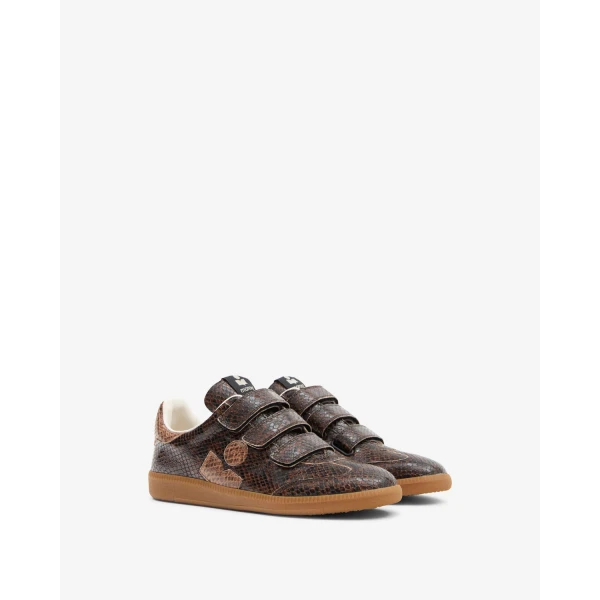 Isabel Marant Beth Sneakers in Mocha and Chestnut | Sneakers | Luxury Shoes 