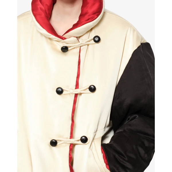 Isabel Marant Bleza Silk Coat in Champagne | Coats | Luxury Shoes 