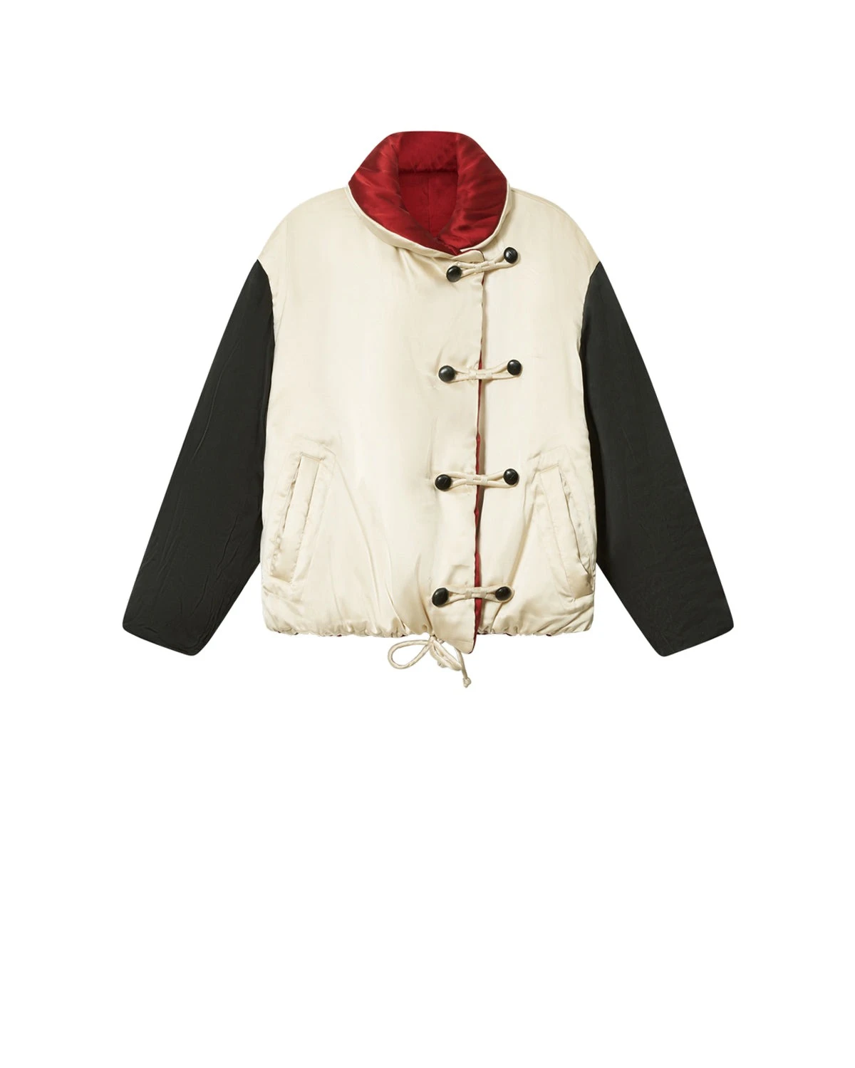 Isabel Marant Bleza Silk Coat in Champagne Isabel Marant Bleza Silk Coat in Champagne | Women | Luxury Shoes