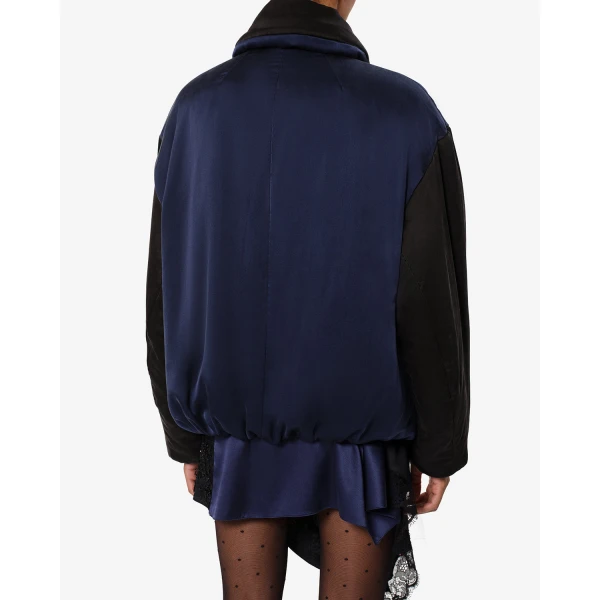 Isabel Marant Bleza Silk Coat in Midnight | Coats | Luxury Shoes 