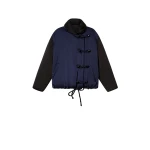 Isabel Marant Bleza Silk Coat in Midnight | Women | Luxury Shoes 