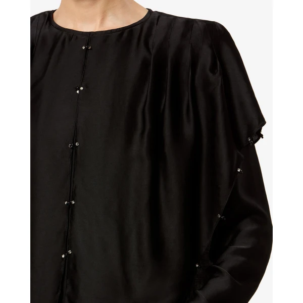 Isabel Marant Blissa Dress in Black | Mini Dresses | Luxury Shoes 