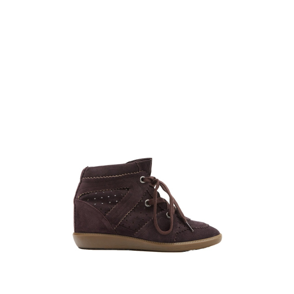 Isabel Marant Bobby Sneakers in Chocolate | Women | Luxury Shoes 