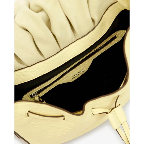 Isabel Marant Bolton Bag in Grained Leather, Butter | Shoulder & Crossbody Bags | Luxury Shoes 