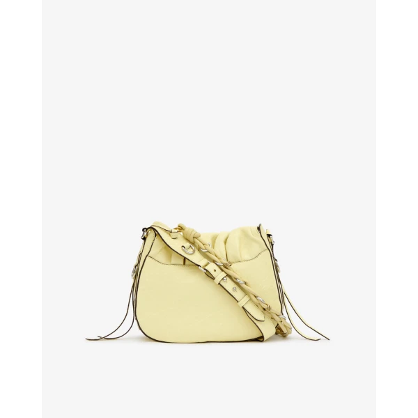 Isabel Marant Bolton Bag in Grained Leather, Butter | Shoulder & Crossbody Bags | Luxury Shoes 