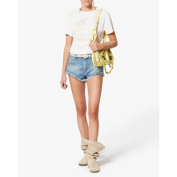 Isabel Marant Bolton Bag in Grained Leather, Butter | Shoulder & Crossbody Bags | Luxury Shoes 