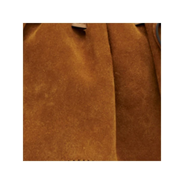 Isabel Marant Bolton Bag in Suede Leather, Cognac | Shoulder & Crossbody Bags | Luxury Shoes 