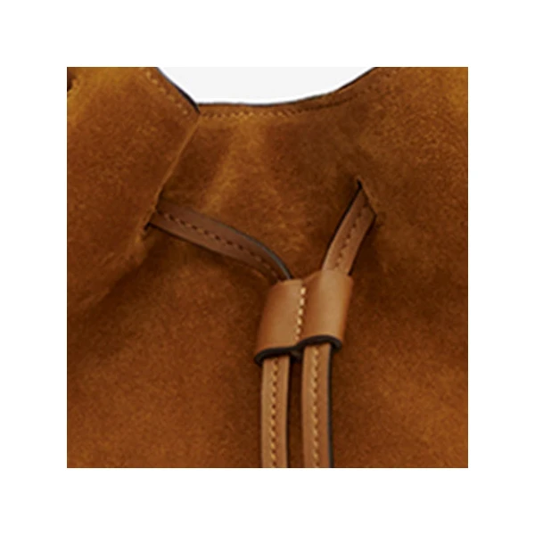 Isabel Marant Bolton Hobo Bag in Suede Leather, Cognac | Shoulder & Crossbody Bags | Luxury Shoes 