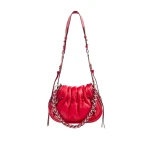Isabel Marant Bolton Leather Bag in Scarlet Red | Women | Luxury Shoes 