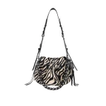 Isabel Marant Bolton Leather Bag in Zebra | Women | Luxury Shoes 