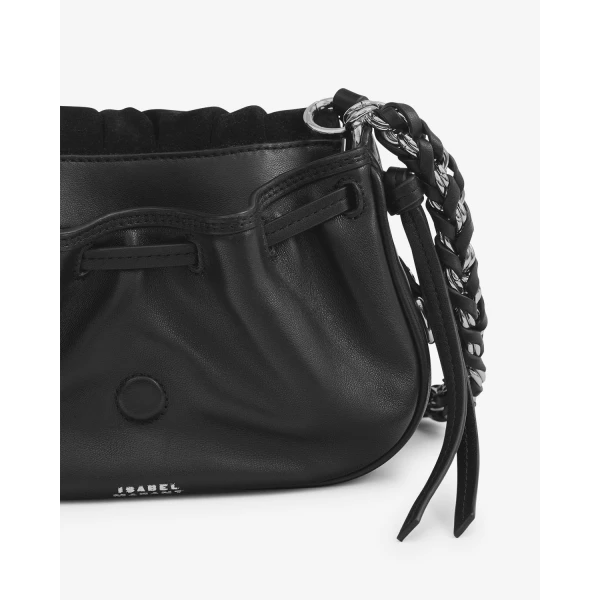 Isabel Marant Bolton XS Leather Bag in Black | Shoulder & Crossbody Bags | Luxury Shoes 