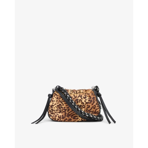 Isabel Marant Bolton XS Leather Bag in Fauve | Shoulder & Crossbody Bags | Luxury Shoes 