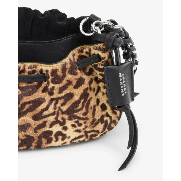 Isabel Marant Bolton XS Leather Bag in Fauve | Shoulder & Crossbody Bags | Luxury Shoes 