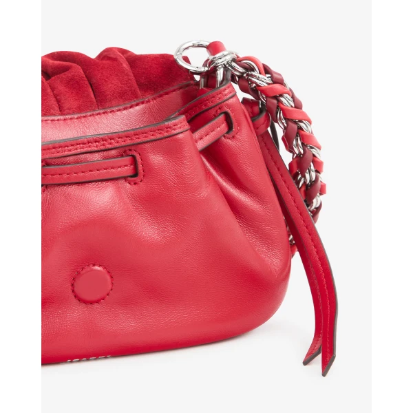 Isabel Marant Bolton XS Leather Bag in Scarlet Red | Shoulder & Crossbody Bags | Luxury Shoes 