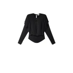 Isabel Marant Brema Blouse in Black | Women | Luxury Shoes 