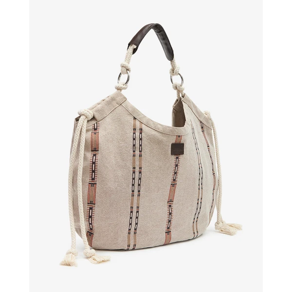 Isabel Marant Byron Tote Bag in Ecru | Totes & Top-Handle Bags | Luxury Shoes 