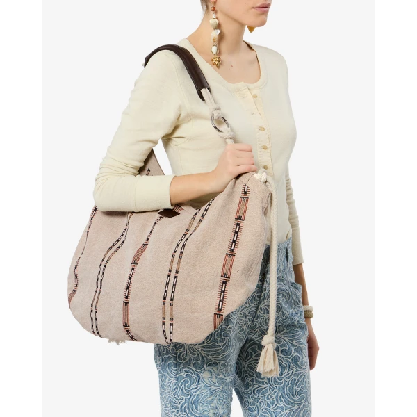 Isabel Marant Byron Tote Bag in Ecru | Totes & Top-Handle Bags | Luxury Shoes 