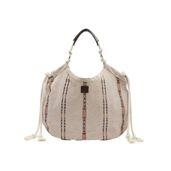 Byron Tote Bag in Ecru