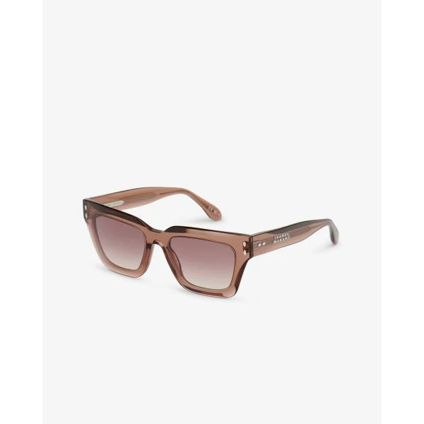 Isabel Marant Carmy Sunglasses in Brick and Red Shaded | Sunglasses | Luxury Shoes 