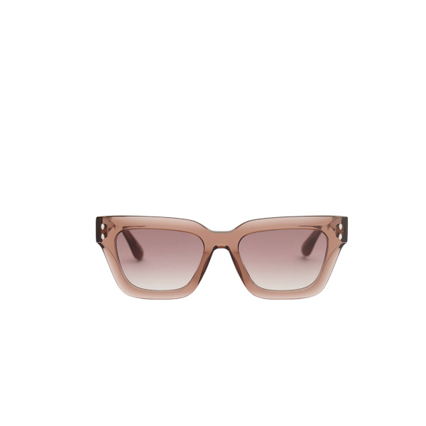 Isabel Marant Carmy Sunglasses in Brick and Red Shaded | Women | Luxury Shoes 