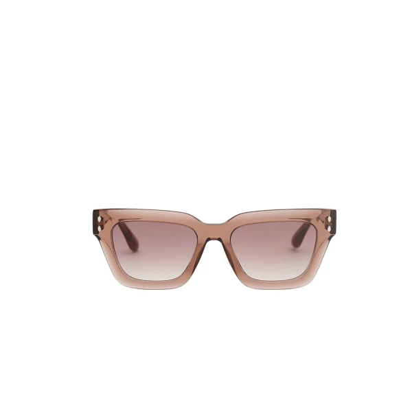 Isabel Marant Carmy Sunglasses in Brick and Red Shaded | Women | Luxury Shoes 