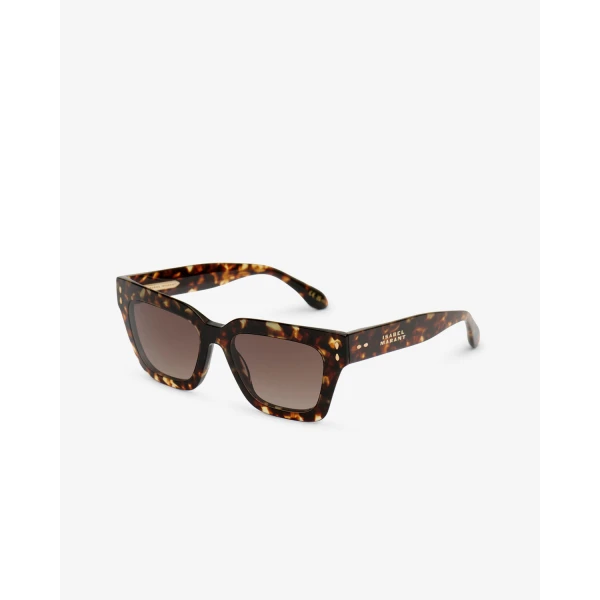 Isabel Marant Carmy Sunglasses in Havana and Brown Shaded | Sunglasses | Luxury Shoes 