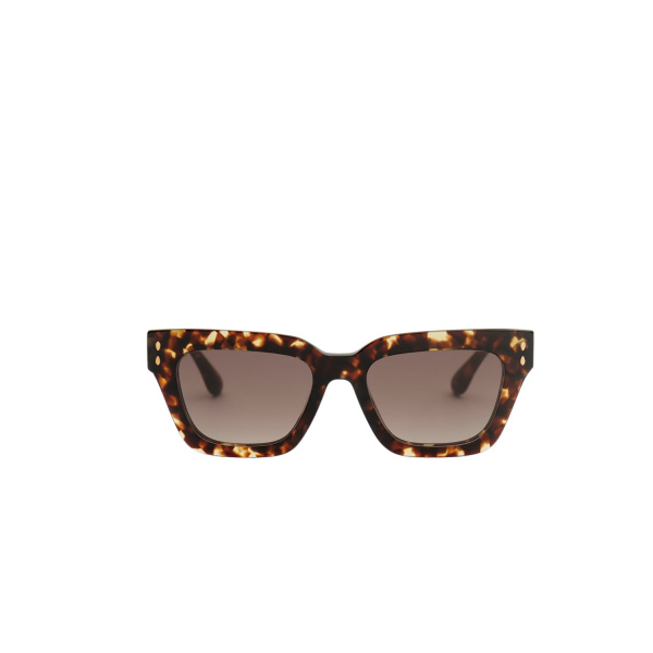Isabel Marant Carmy Sunglasses in Havana and Brown Shaded | Women | Luxury Shoes 