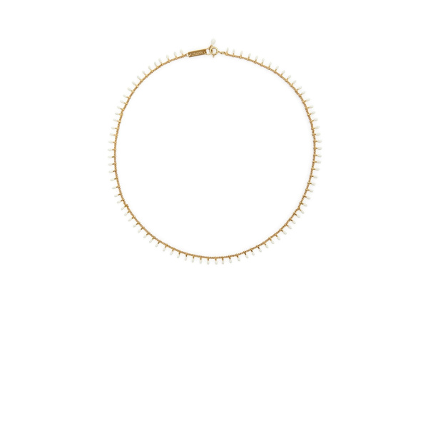 Isabel Marant Casablanca Necklace in Ecru | Women | Luxury Shoes 