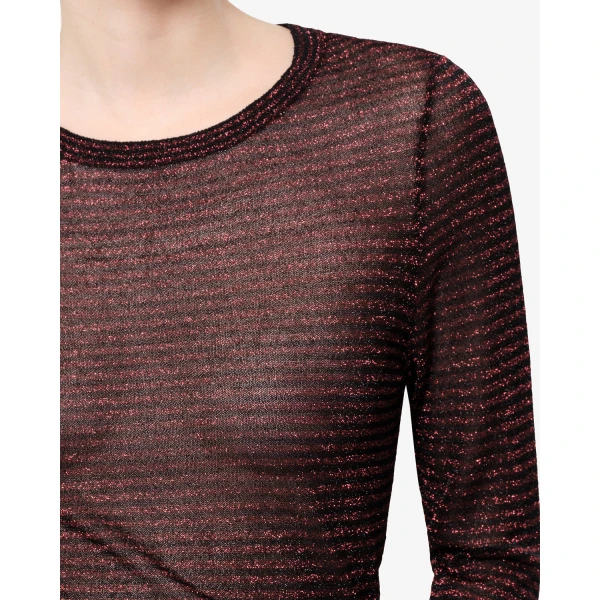 Isabel Marant Cenaya Sweater in Black and Red | Sweaters | Luxury Shoes 