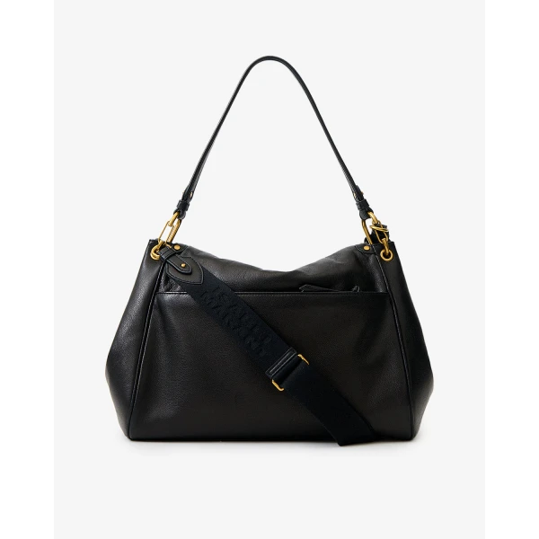 Isabel Marant Chany XL Leather Bag in Black | Shoulder & Crossbody Bags | Luxury Shoes 