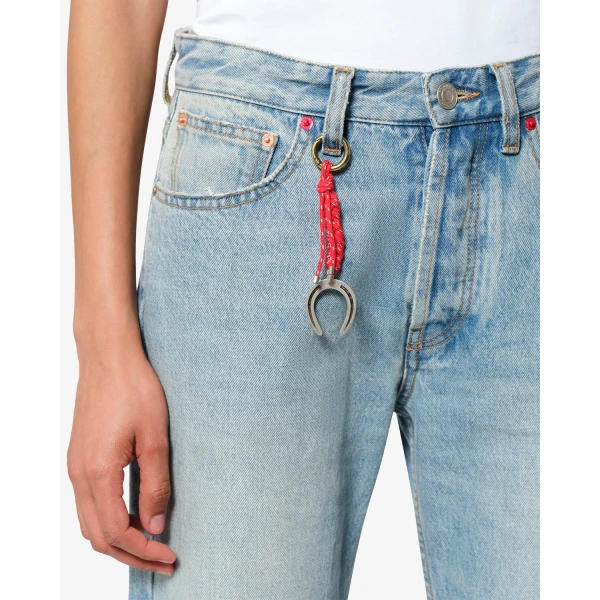 Isabel Marant Charm Keychain in Red and Silver | Bag charms | Luxury Shoes 