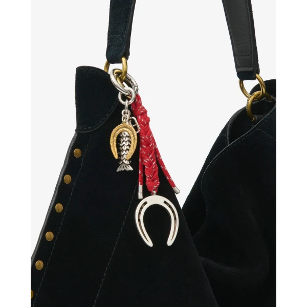 Isabel Marant Charm Keychain in Silver and Gold | Bag charms | Luxury Shoes 