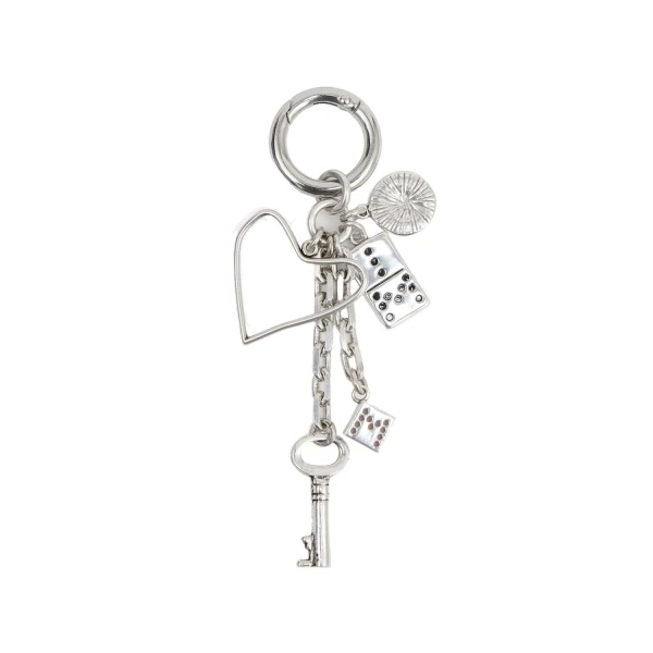 Isabel Marant Charm Keychain in Silver | Women | Luxury Shoes 