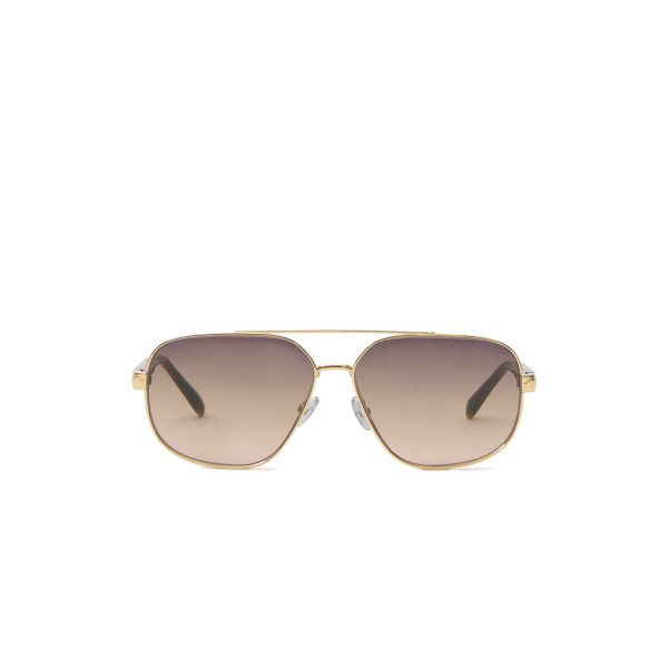 Isabel Marant Clero Aviator Sunglasses in Gold Pink Green and Grey Green Azur | Women | Luxury Shoes 