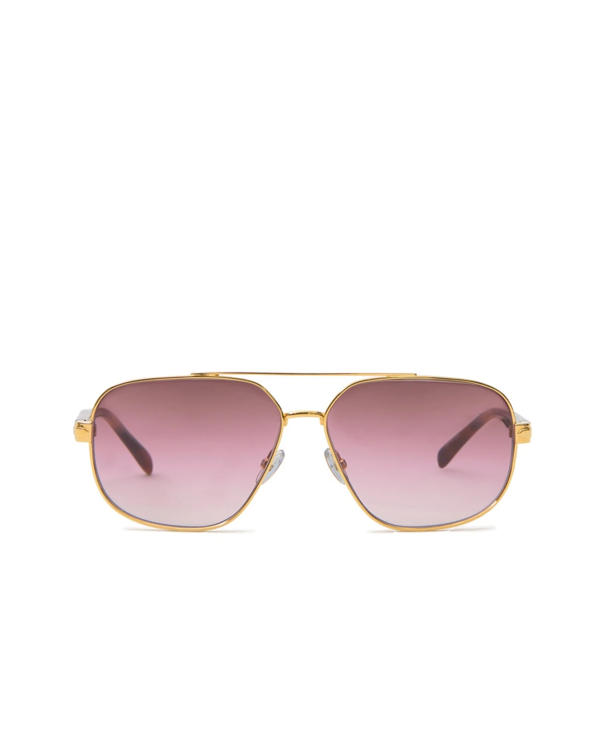 Isabel Marant Clero Pilot Sunglasses in Yellow Gold and Brown Purple Isabel Marant Clero Pilot Sunglasses in Yellow Gold and Brown Purple | Women | Luxury Shoes