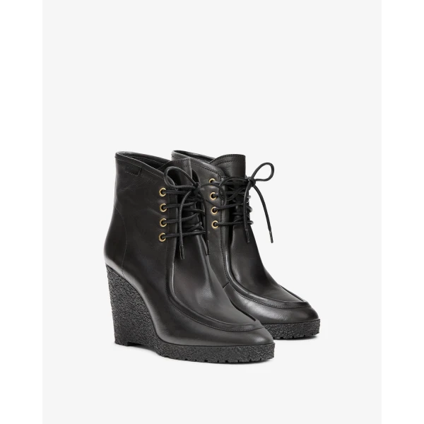 Isabel Marant Cylia Ankle Boots in Black | Boots | Luxury Shoes 