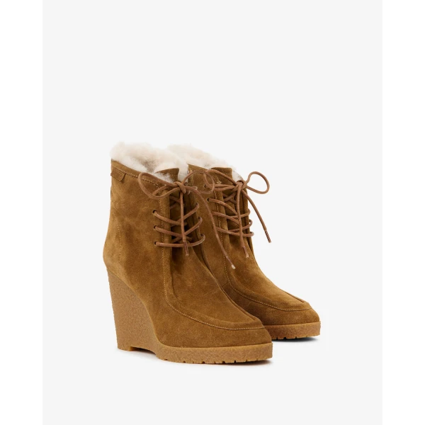 Isabel Marant Cylia Ankle Boots in Cognac | Boots | Luxury Shoes 