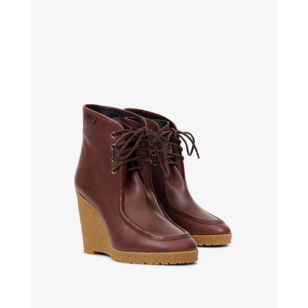 Isabel Marant Cylia Ankle Boots in Dark Brown | Boots | Luxury Shoes 