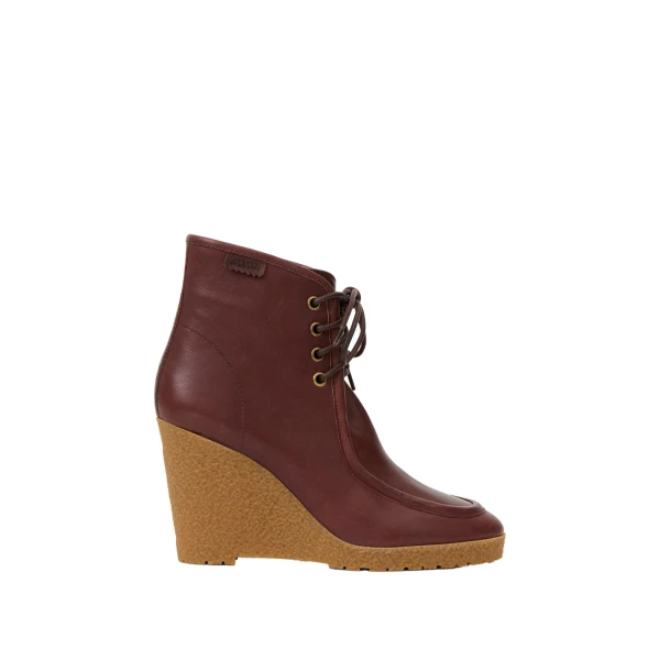 Isabel Marant Cylia Ankle Boots in Dark Brown | Women | Luxury Shoes 