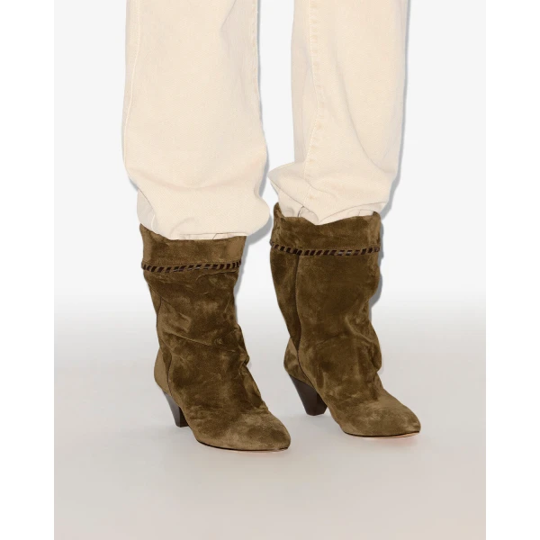 Isabel Marant Dalby Boots in Bronze | Boots | Luxury Shoes 