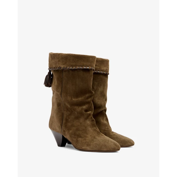 Isabel Marant Dalby Boots in Bronze | Boots | Luxury Shoes 