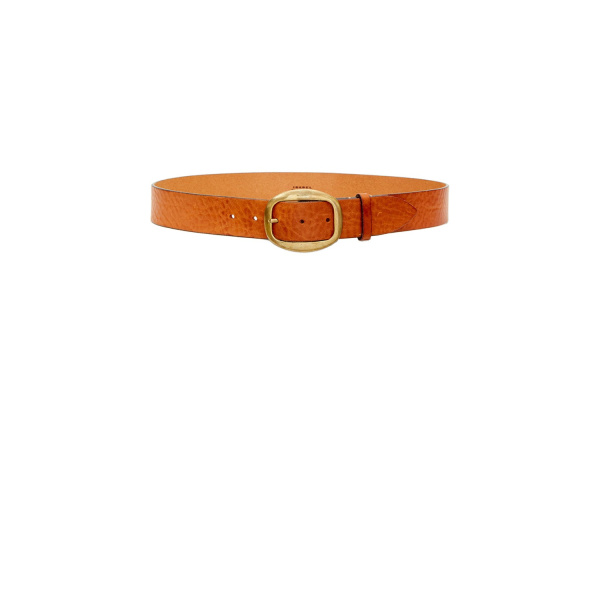 Isabel Marant Dara Calfskin Leather Belt in Cognac | Women | Luxury Shoes 