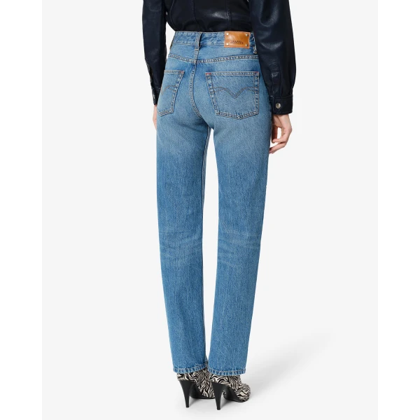 Isabel Marant Daya Regular Jeans in Blue | Denim | Luxury Shoes 