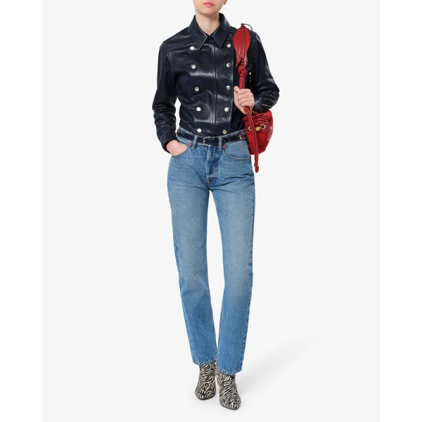 Isabel Marant Daya Regular Jeans in Blue | Denim | Luxury Shoes 